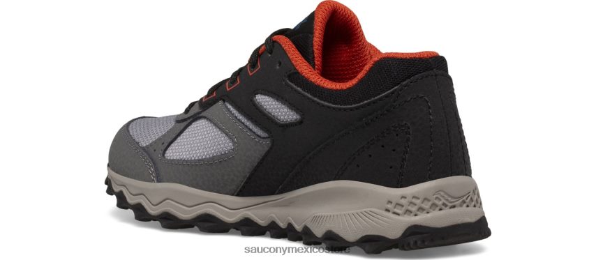 Saucony zapatillas con cordones tr14 cohesion niños negro/gris/óxido P4B2Z0893
