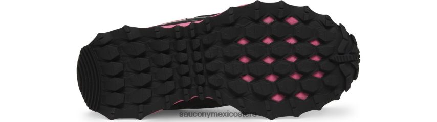 Saucony zapatillas con cordones tr14 cohesion niños negro/rosa P4B2Z0894