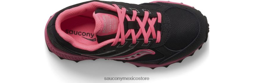 Saucony zapatillas con cordones tr14 cohesion niños negro/rosa P4B2Z0894