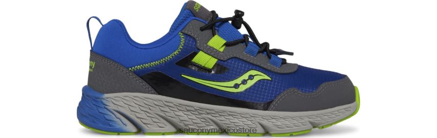 Saucony zapatillas cortavientos 30 niños azul verde P4B2Z01010