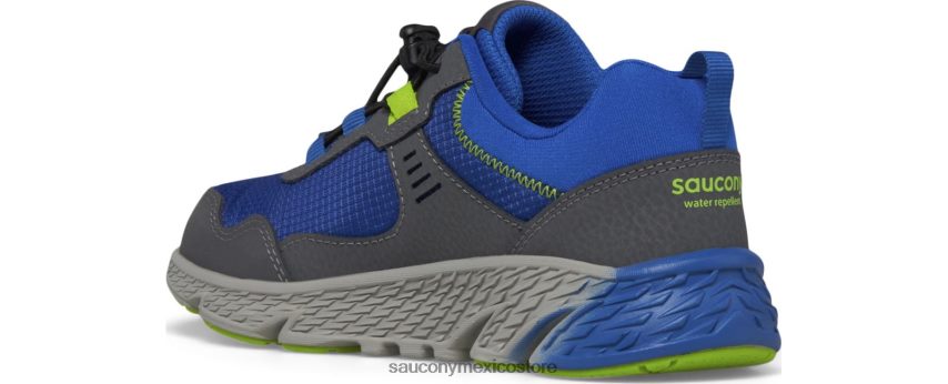 Saucony zapatillas cortavientos 30 niños azul verde P4B2Z01010