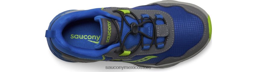 Saucony zapatillas cortavientos 30 niños azul verde P4B2Z01010