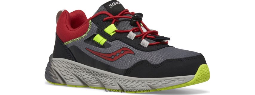 Saucony zapatillas cortavientos 30 niños gris/rojo/cidra P4B2Z01011
