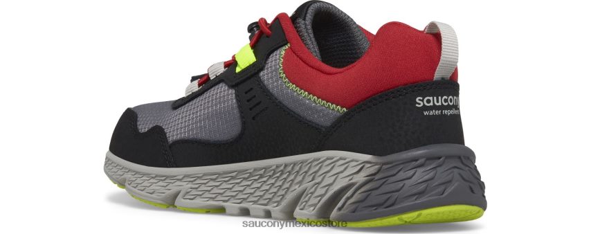 Saucony zapatillas cortavientos 30 niños gris/rojo/cidra P4B2Z01011
