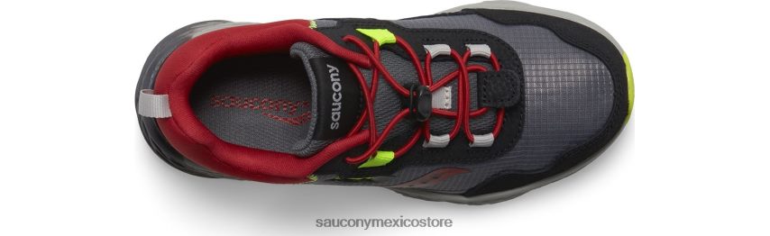 Saucony zapatillas cortavientos 30 niños gris/rojo/cidra P4B2Z01011