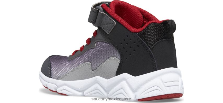 Saucony zapatillas flash mid a/c niños gris/rojo P4B2Z01013