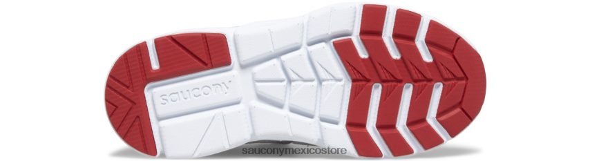 Saucony zapatillas flash mid a/c niños gris/rojo P4B2Z01013