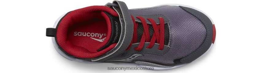 Saucony zapatillas flash mid a/c niños gris/rojo P4B2Z01013