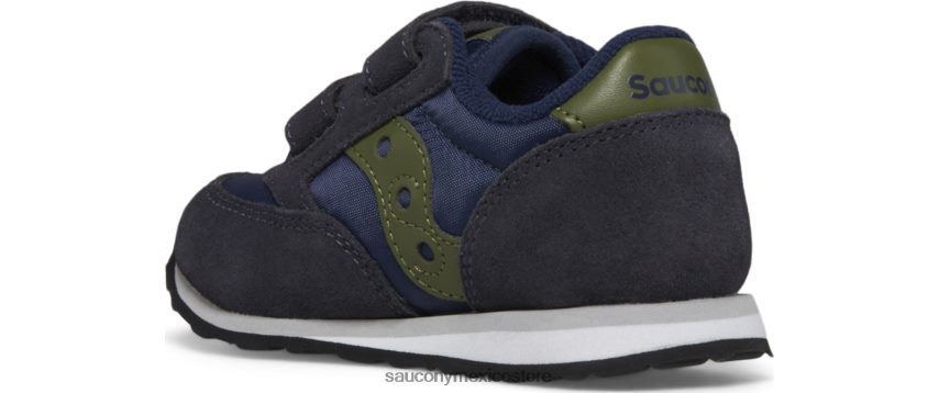 Saucony zapatillas jazz con velcro niños azul marino/oliva P4B2Z0953