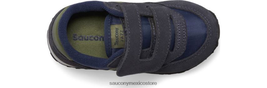 Saucony zapatillas jazz con velcro niños azul marino/oliva P4B2Z0953