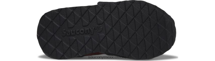 Saucony zapatillas jazz con velcro niños gris/rojo oscuro P4B2Z0951