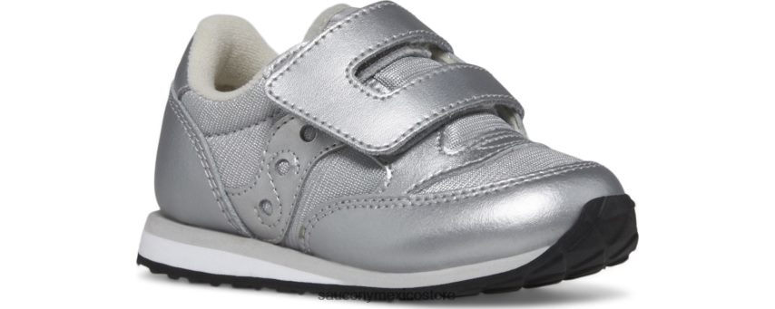 Saucony zapatillas jazz con velcro niños plata P4B2Z0955