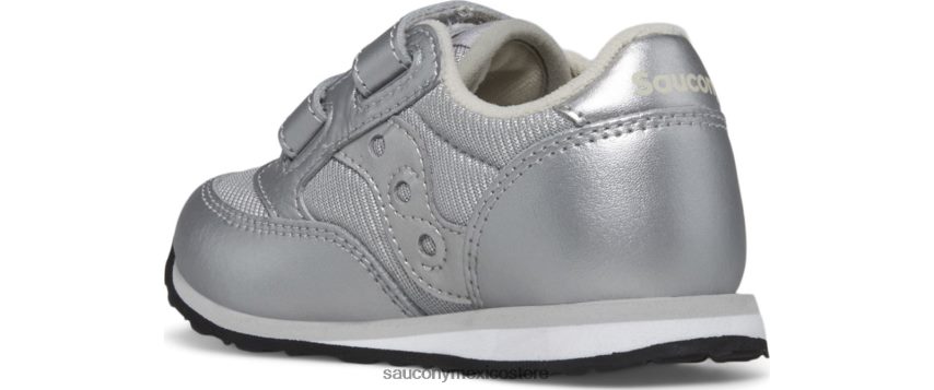 Saucony zapatillas jazz con velcro niños plata P4B2Z0955