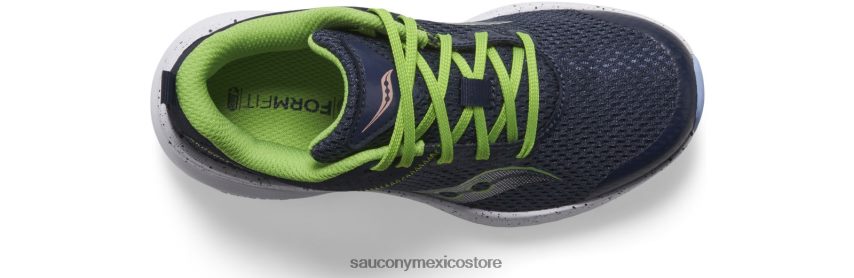 Saucony zapatillas kinvara 14 niños azul marino/verde P4B2Z0999
