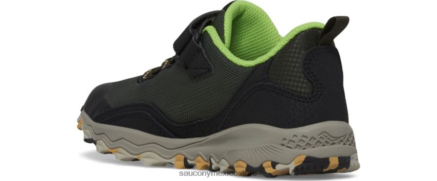 Saucony zapatillas peregrine 12 shield a/c niños negro/baba P4B2Z0880