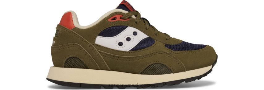 Saucony zapatillas shadow 6000 niños verde oliva/azul marino/naranja P4B2Z01030