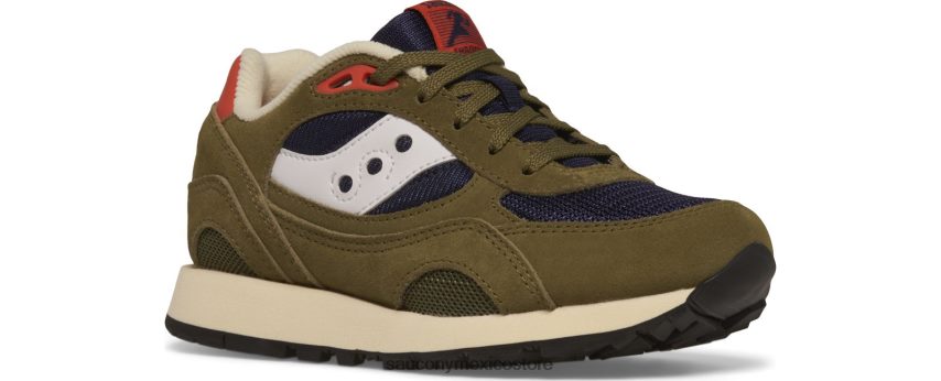 Saucony zapatillas shadow 6000 niños verde oliva/azul marino/naranja P4B2Z01030
