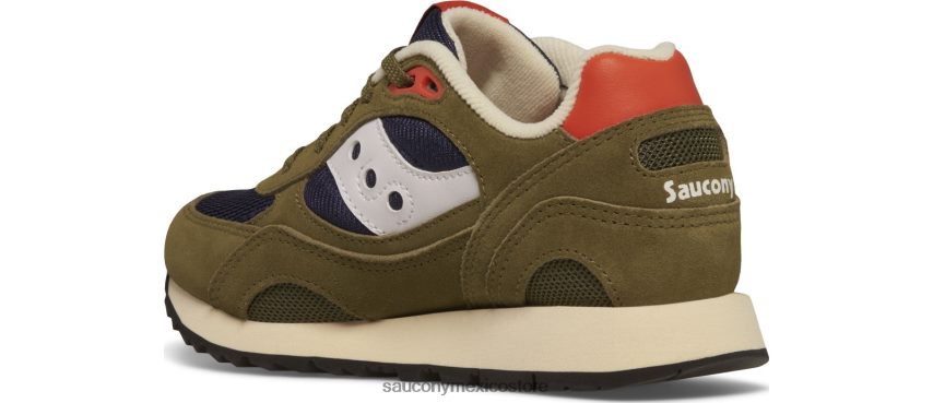 Saucony zapatillas shadow 6000 niños verde oliva/azul marino/naranja P4B2Z01030