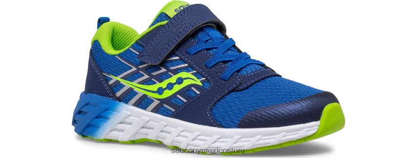 Saucony zapatillas wind 20 a/c niños azul verde P4B2Z0870