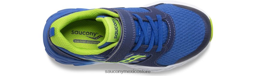 Saucony zapatillas wind 20 a/c niños azul verde P4B2Z0870