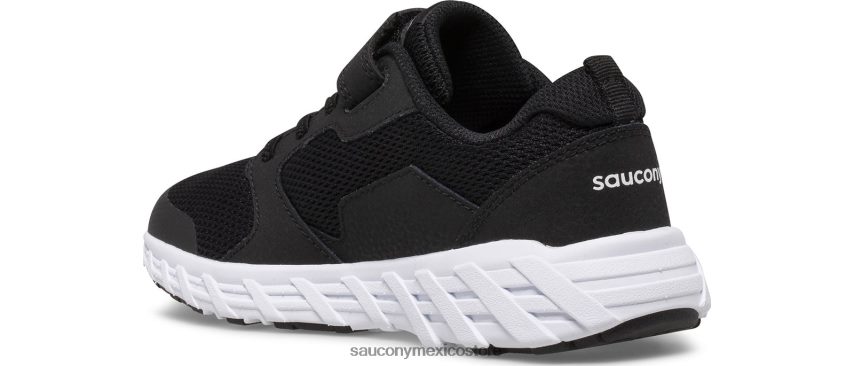 Saucony zapatillas wind 20 a/c niños blanco negro P4B2Z0871