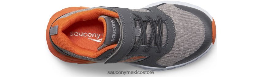 Saucony zapatillas wind 20 a/c niños gris/naranja P4B2Z0872