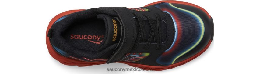 Saucony zapatillas wind 20 a/c niños neón/negro/rojo P4B2Z0875