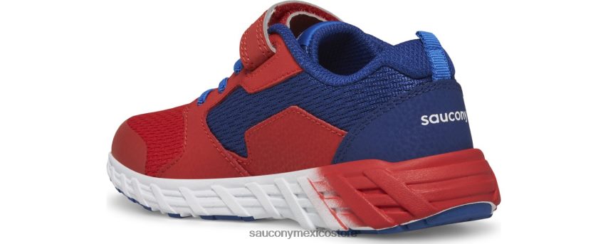 Saucony zapatillas wind 20 a/c niños rojo azul P4B2Z0878