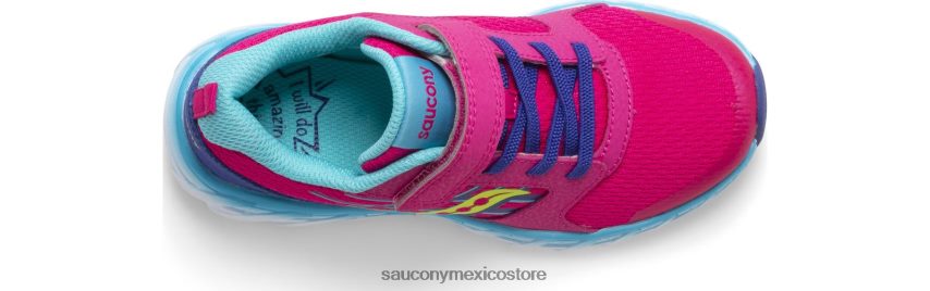 Saucony zapatillas wind 20 a/c niños rosa/azul/verde P4B2Z0876