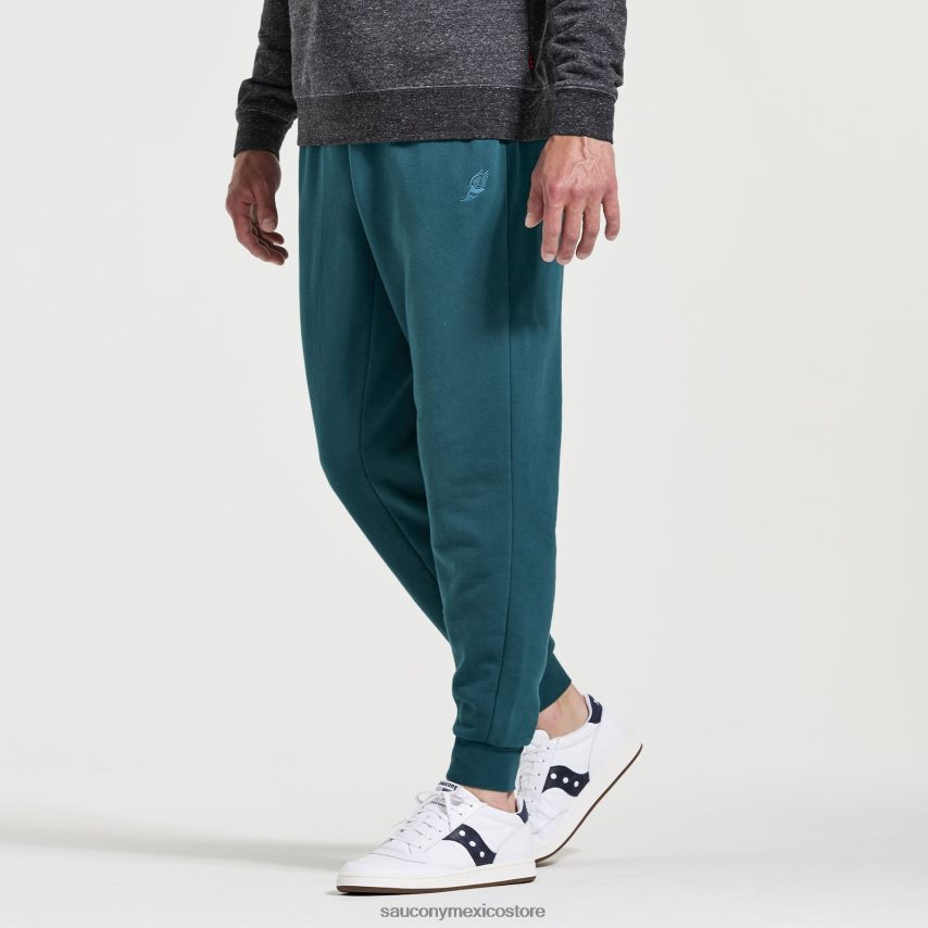 Saucony pantalón de chándal descansado hombres gráfico de la laguna P4B2Z0419
