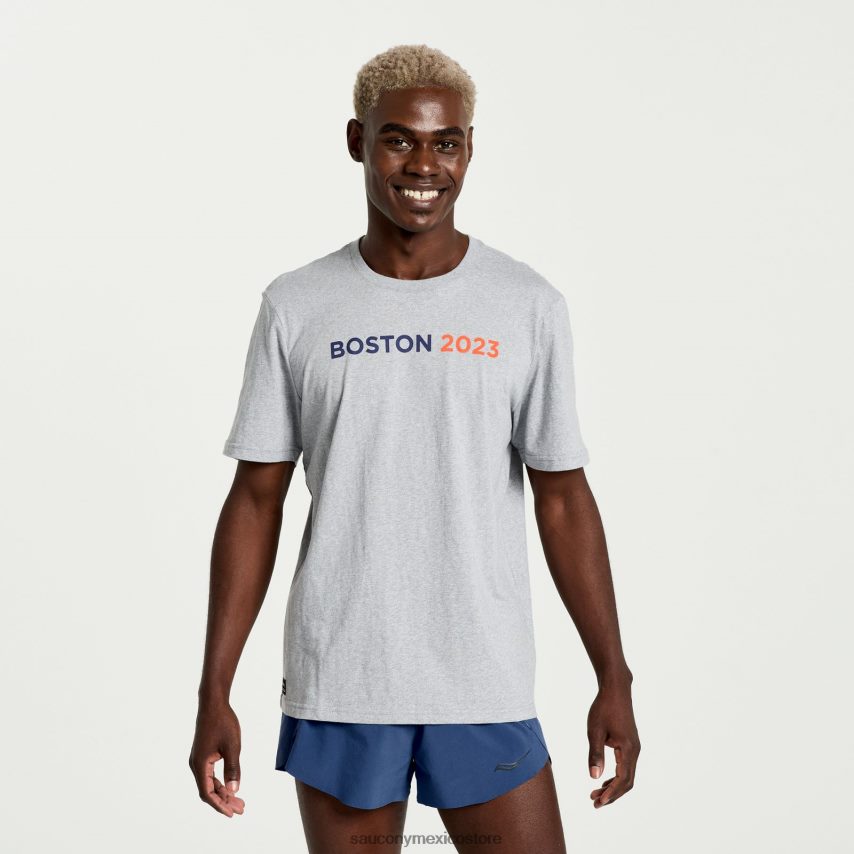 Saucony camiseta de boston descansado hombres Boston 2023 P4B2Z0333