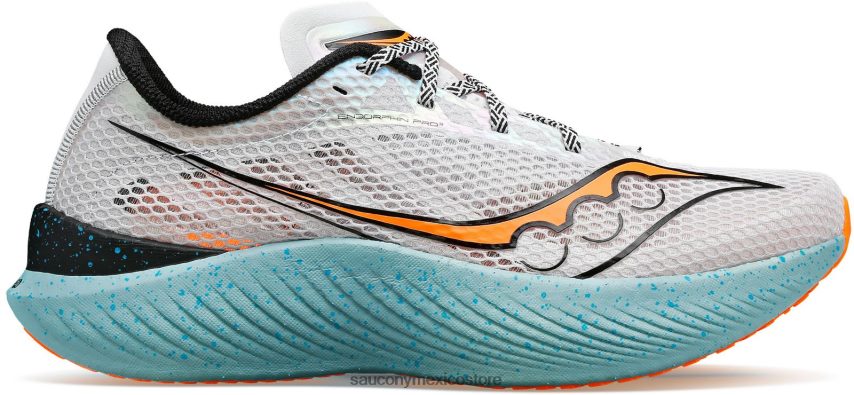 Saucony endorfinas pro 3 hombres niebla/naranja vizio P4B2Z0102