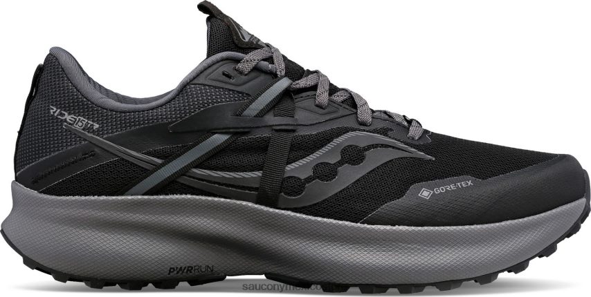 Saucony montar 15tr gtx hombres negro/carbón P4B2Z0144
