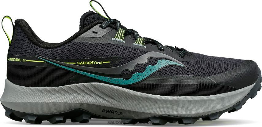 Saucony peregrino 13 de ancho hombres madera/fósil P4B2Z0153