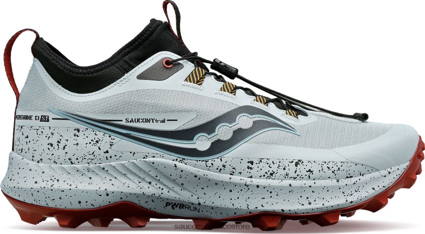 Saucony peregrino 13 st hombres vapor/negro P4B2Z0135