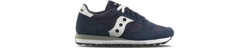 Saucony originales de jazz hombres azul marino/blanco P4B2Z0271