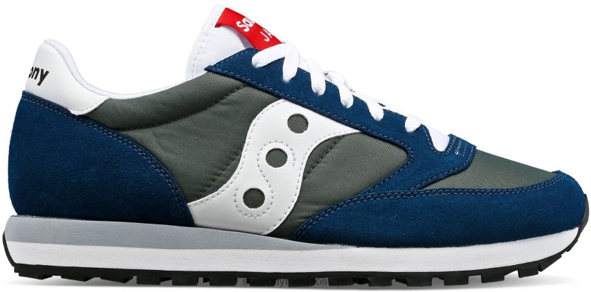 Saucony originales de jazz hombres verde oliva/azul marino P4B2Z0272