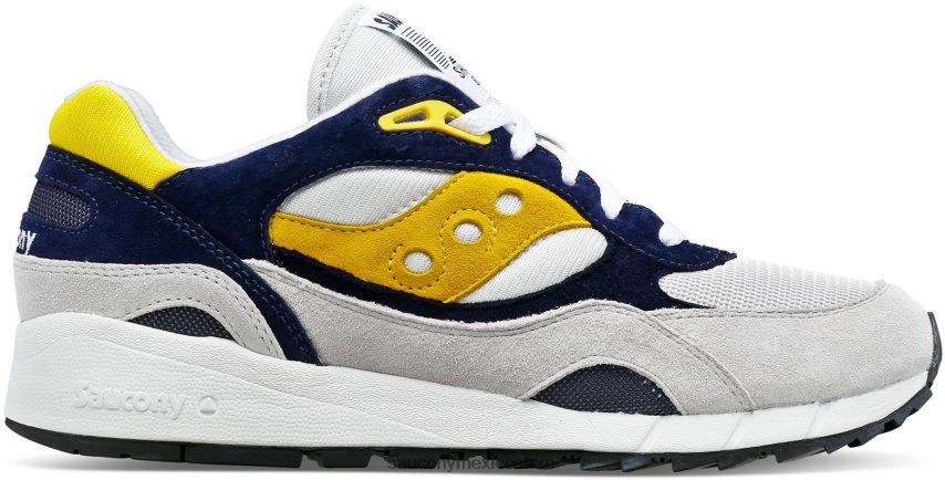 Saucony sombra 6000 hombres gris/azul/amarillo P4B2Z0219