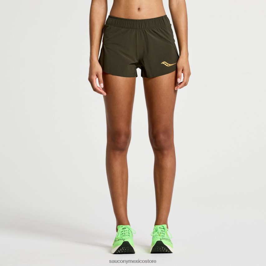 Saucony short élite dividido mujer umbría P4B2Z0825