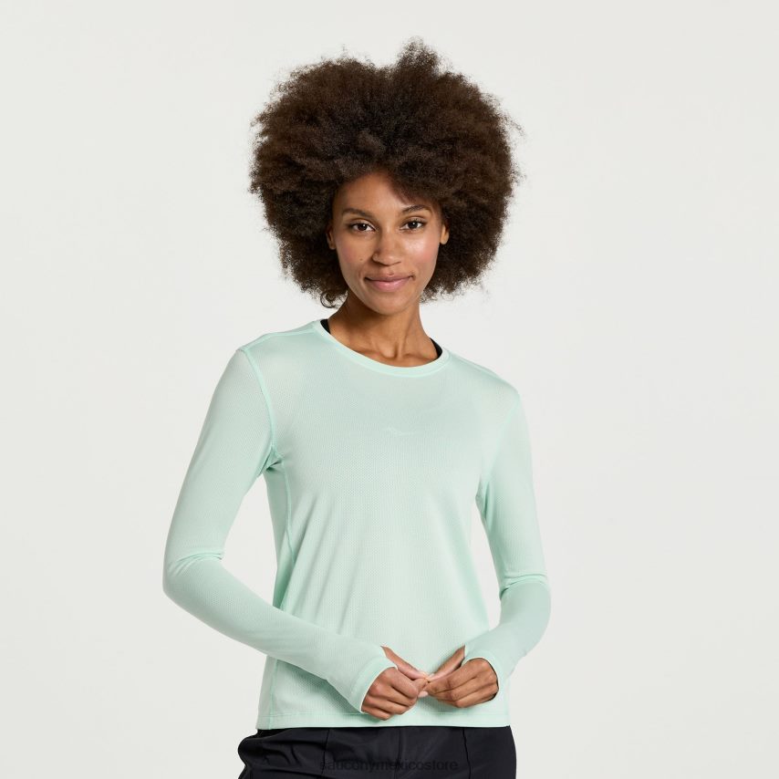 Saucony cronómetro de manga larga mujer atmósfera P4B2Z0742