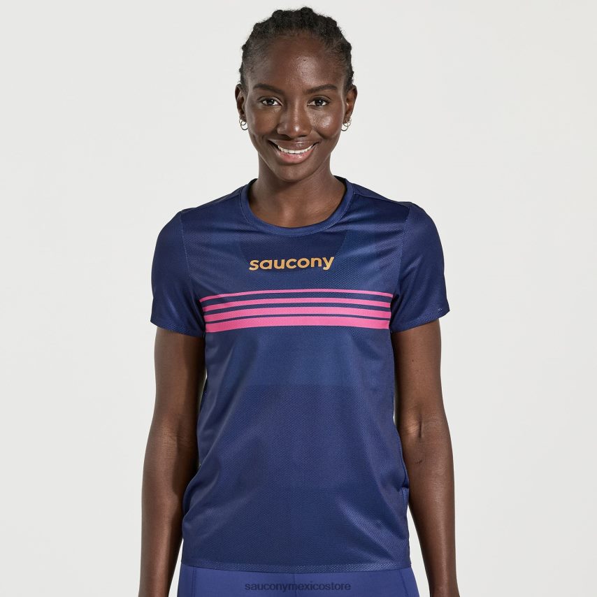 Saucony manga corta élite mujer sodalita P4B2Z0792