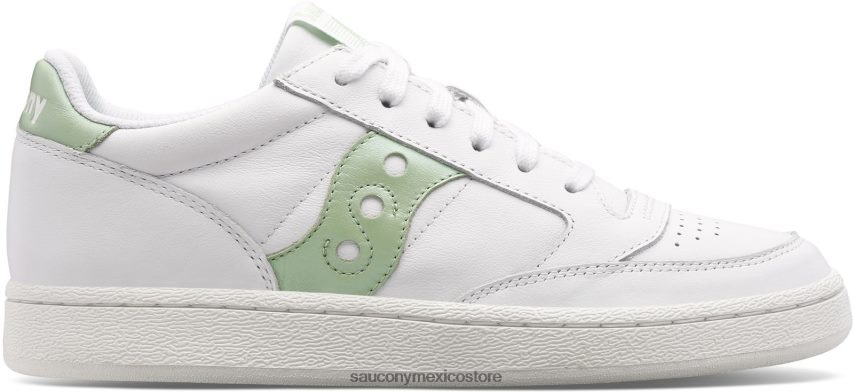 Saucony cancha de jazz metalizado mujer blanco/verde claro P4B2Z0662