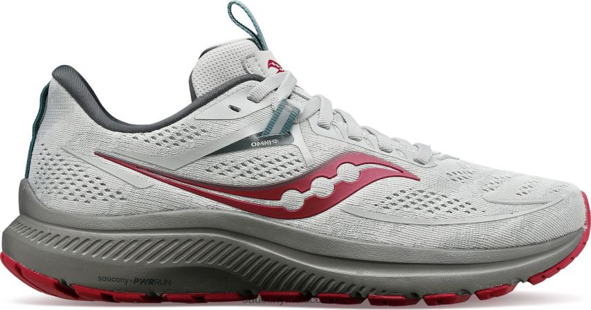 Saucony omni 21 mujer hormigón/baya P4B2Z0579