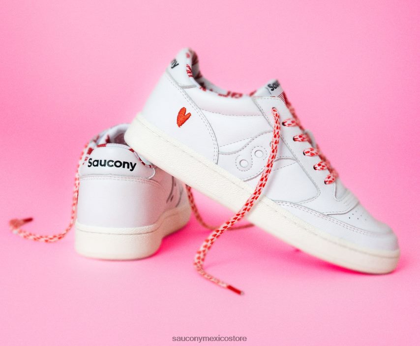 Saucony calle. corte de jazz de san valentín mujer blanco P4B2Z0704