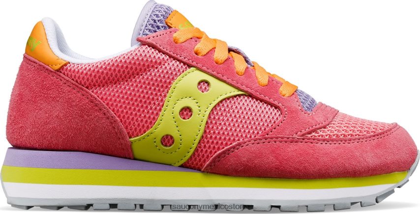 Saucony jazz triple verano mujer rosa claro/lima P4B2Z0668