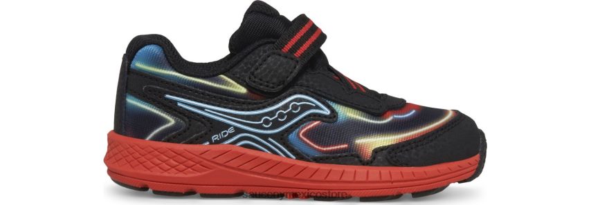 Saucony paseo 10 jr. zapatilla de deporte niños neón/negro/rojo P4B2Z0984