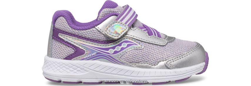 Saucony paseo 10 jr. zapatilla de deporte niños plata/morado P4B2Z0970