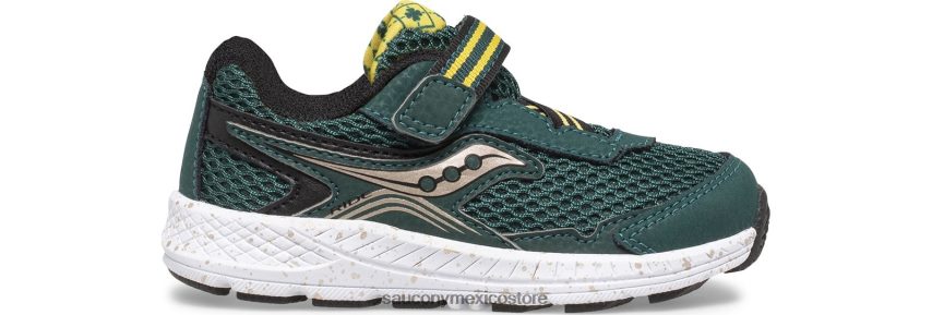 Saucony paseo 10 jr. zapatilla de deporte niños verde/dorado/negro P4B2Z0961