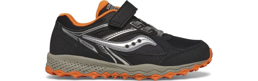 Saucony tenis cohesion tr14 a/c niños negro/naranja P4B2Z0973