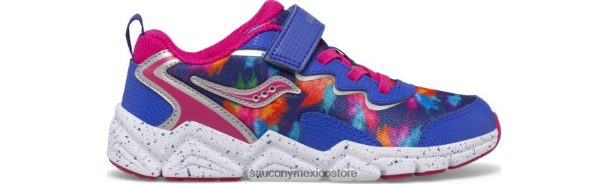 Saucony zapatilla flash 3.0 aire acondicionado niños azul rosado P4B2Z0978